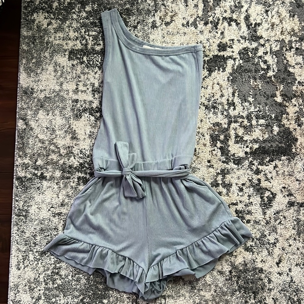 boutique one shoulder romper